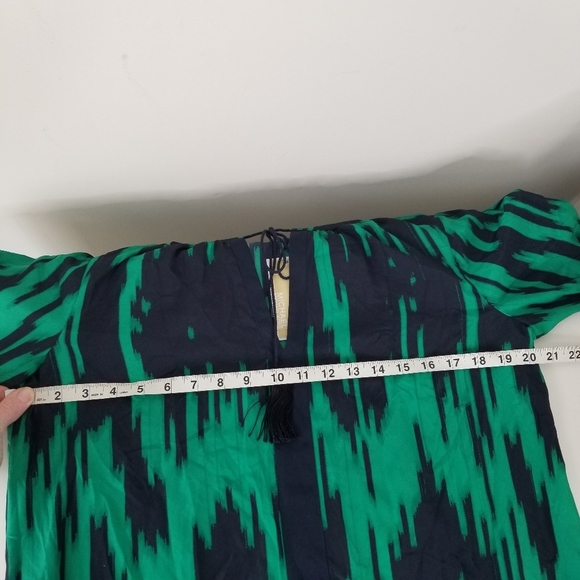 NWT Michael Michael Kors Long Sleeve Tassel Keyhole Collar Mini Dress Size M - Picture 12 of 13